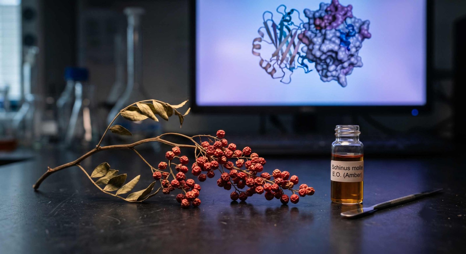 Molecular Simulation of Schinus molle Metabolites Against Aedes aegypti Proteins